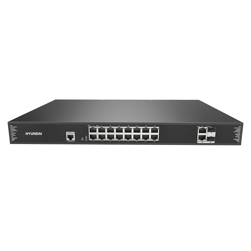 Svič 18 portni gigabitni upravljivi POE SFP HYUNDAI HYU-NE-SW-M16PFM001