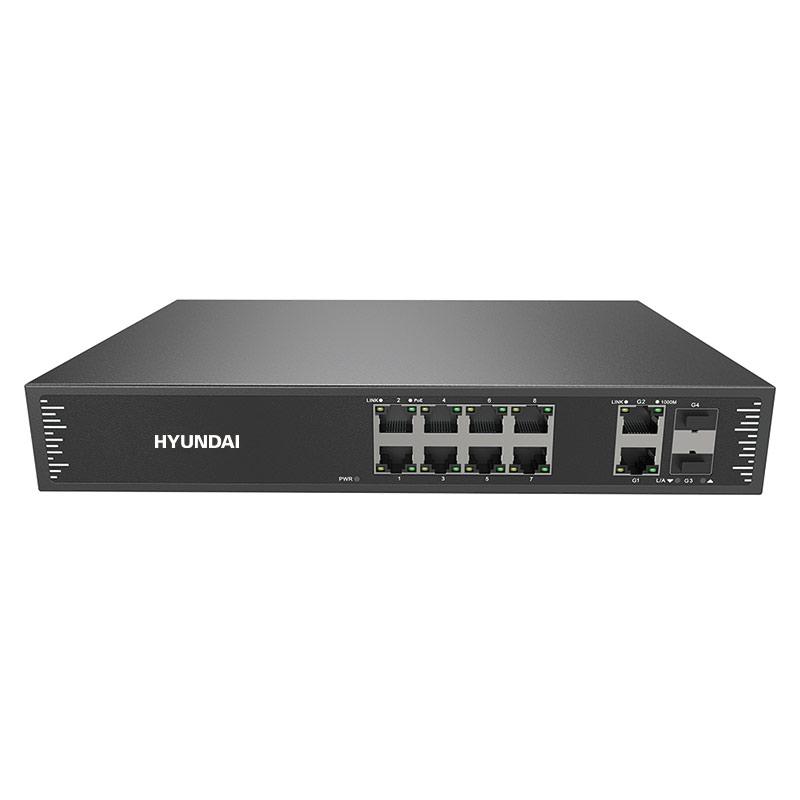 Svic POE 12 portni gigabitni neupravljivi HYUNDAI HYU-NE-SW-U8PFB002