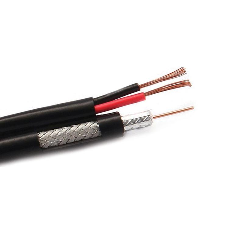 Koaksijalni kabl RG59+2X0.75 crni