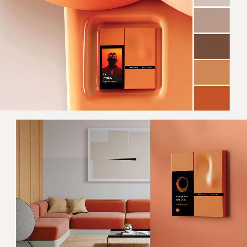 MixSwitch Defi Smart Panel narandžasti ORVIBO DV10