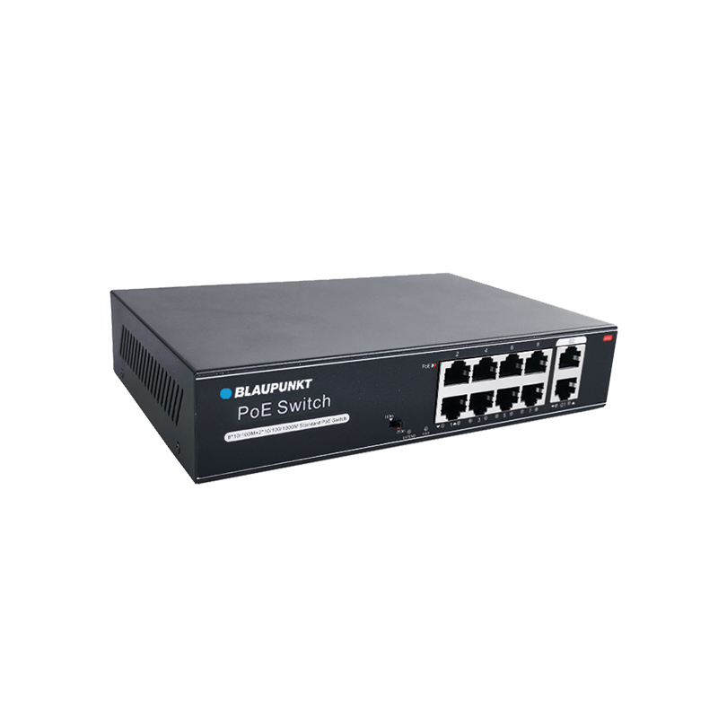Svič 8 portni POE megabitni neupravljivi 120W BLAUPUNKT BP-SWP-8EP2GL-120